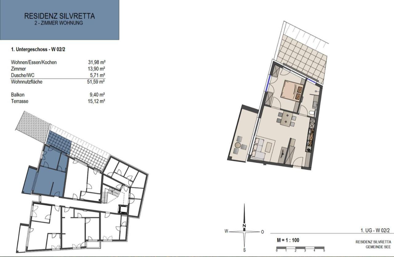 Charmantes Apartment In Der Residenz Silvretta - Inklusive Silvretta Card Premium See Luaran gambar